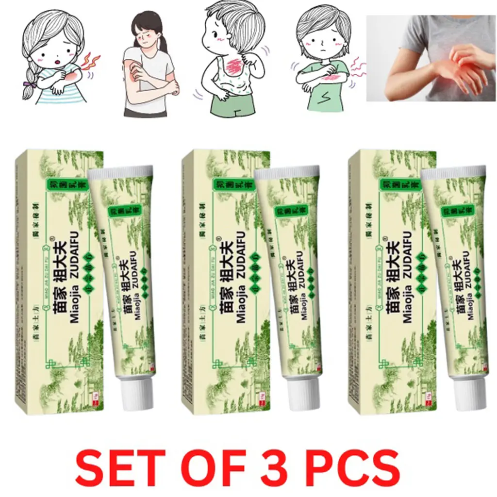 【COD】3pc miaojia zudaifu Herbal Skin cream Ointment 15g Moisturizers SkinCare Comfort Skin Repair