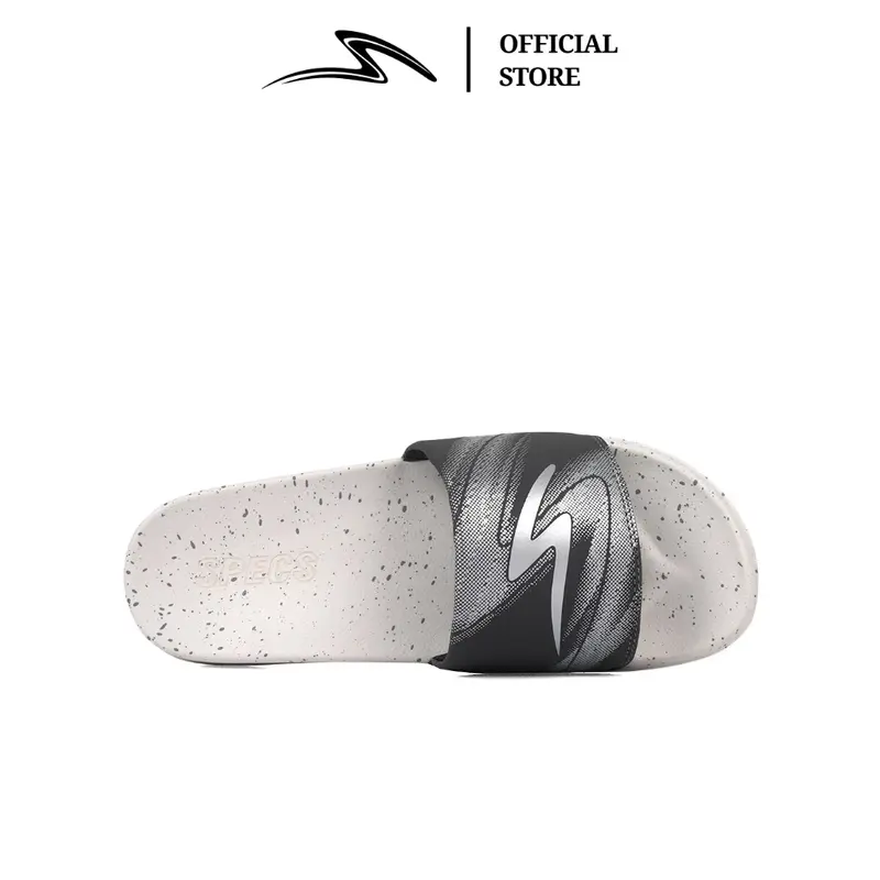 SPECS SANDALS TERRA SLIDES COCONUT MILK SILVER PEAT BLACK SPE1000065 3