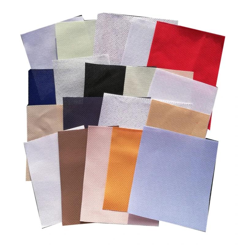 Product Introduction of Cross Stitch Ornaments 28x21cm Cross Stitch Canvas Grid Handmade Square Embroidery Fabric Canvas Grid 14CT Convenient Plastic Canvas Fabric Home 9