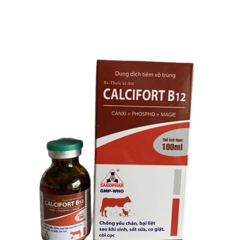 CANXI + PHOSPHO + MAGIE B12 phòng và trị hạ canxi trên vật nuôi 1