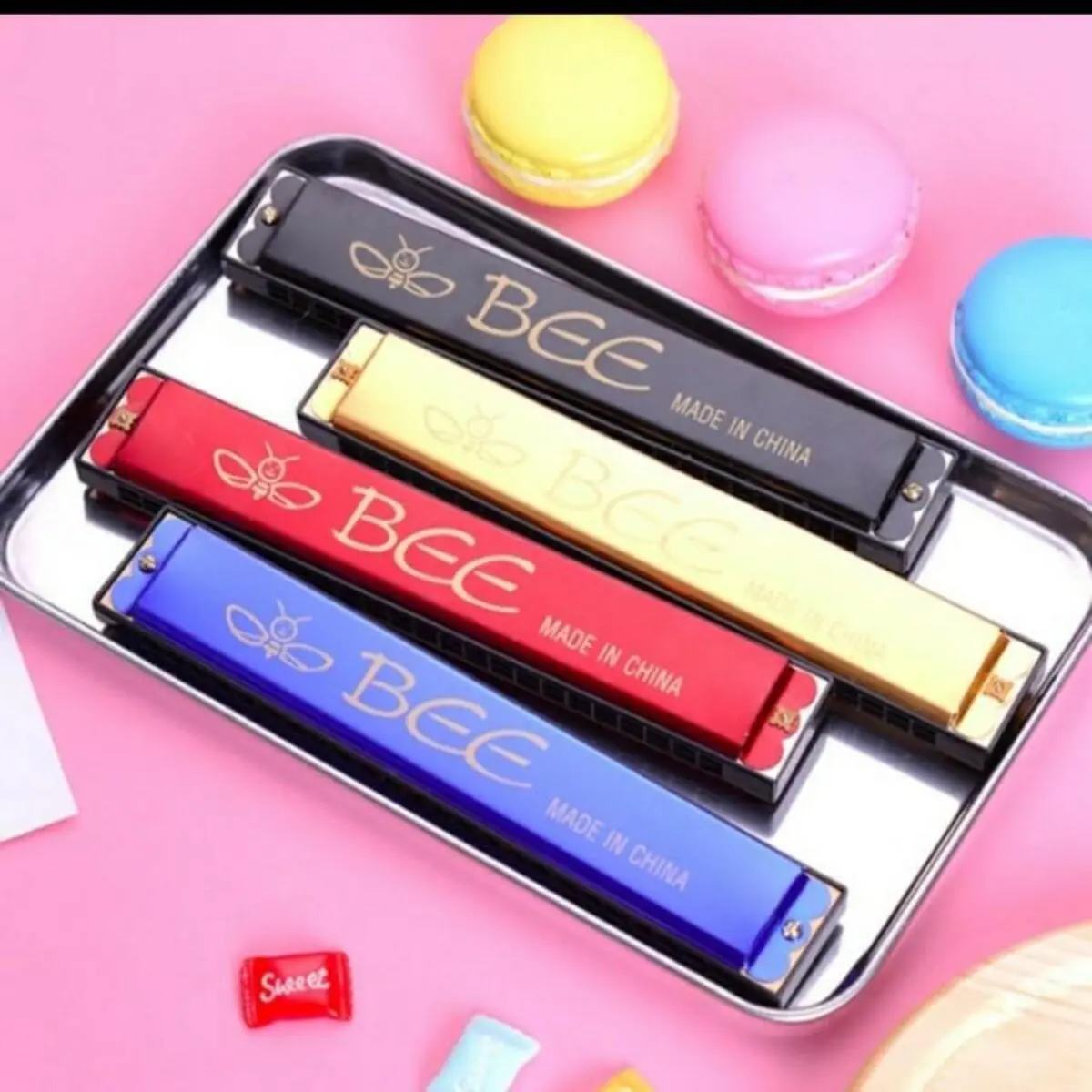 Alat musik harmonika bee besar 20 hole key Anak
