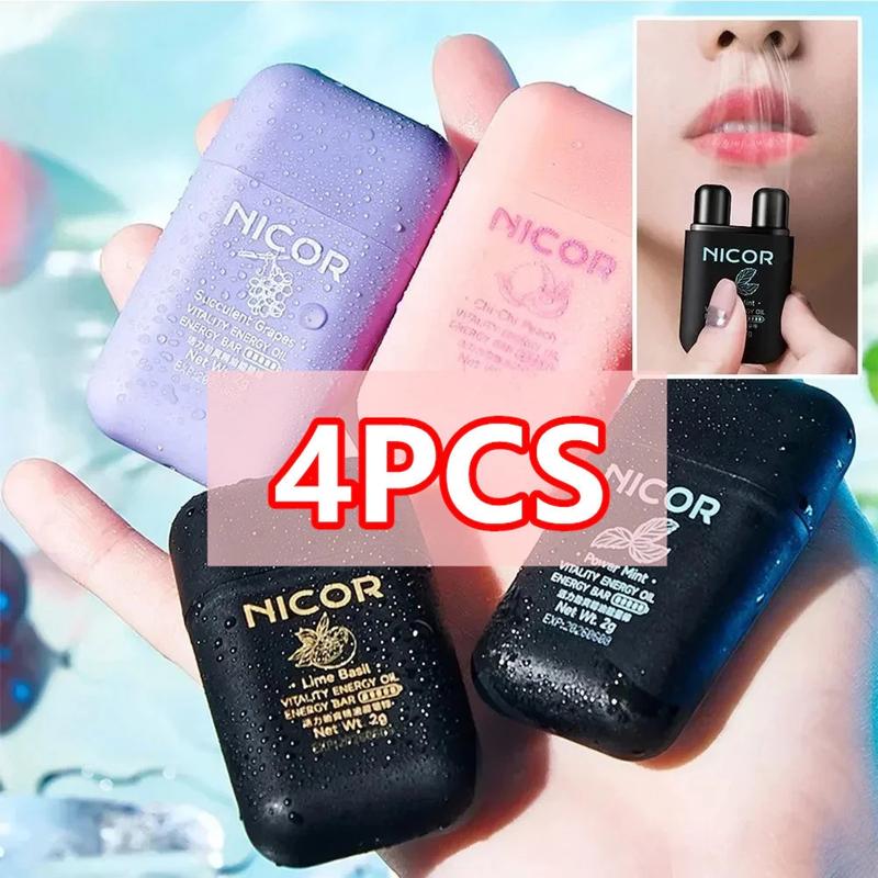4pcs Nicor Inhaler Cleansing Nasal Herbal Box Essential Double - TikTok ...