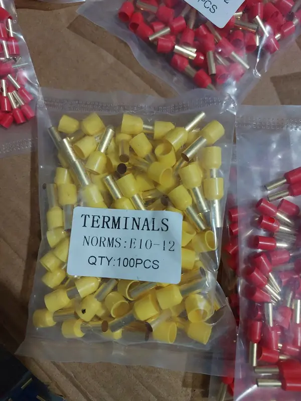 Đầu cốt đồng kim rỗng đầu cos pin rỗng tròn đấu dây điện( cos đồng)có bịch 100 cos và bịch 200 cos 6