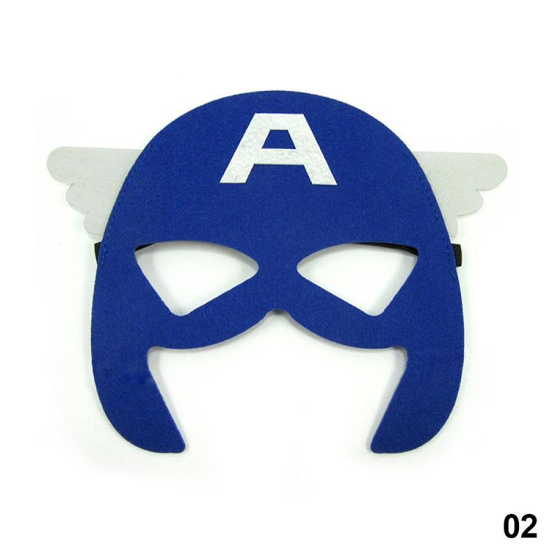 YOUNGSTAR Halloween Superhero Masks Christmas Birthday Party Spiderman Hulk Iron Man Cosplay Mask For Kids Children E8M8 Accessory 5