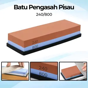 Batu Pengasah Pisau Whetstone Knife Sharpener 240/800