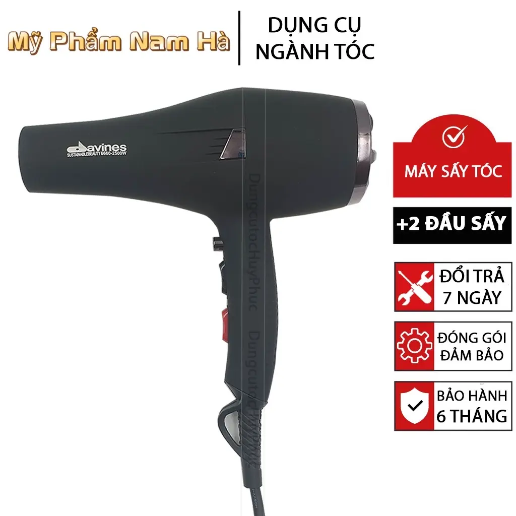 [CÔNG SUẤT LỚN] Máy sấy tóc chuyên dụng tiêu chuẩn SALON Davines 6660