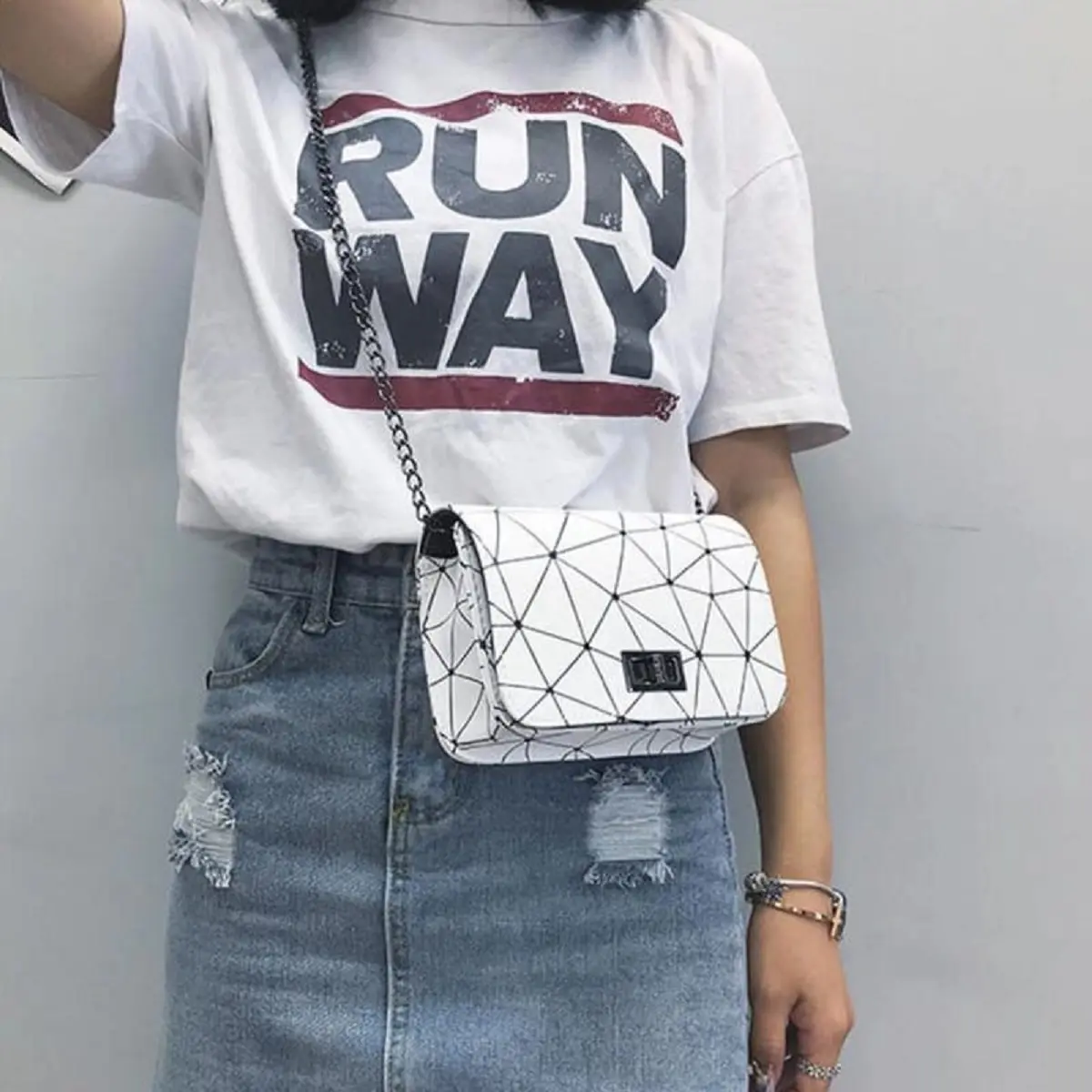 Tas Selempang Slempang Slingbag Wanita Kulit Sintetis
