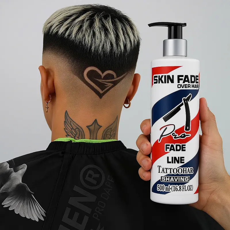 Gel cạo râu tóc cứng Skin Fade Tattoo Hair giảm rát, chất lượng - Chuyên dùng cạo trọc, cạo râu, cạo fade, khắc ttattoo hair 7