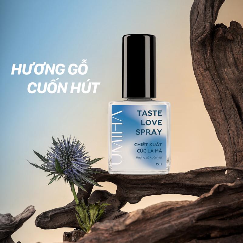 Xịt dưỡng thơm vùng kín nam UMIHA (15ml) - Hương thơm nước hoa nam tính, ngăn mùi và vi khuẩn gây viêm ngứa, dưỡng ẩm