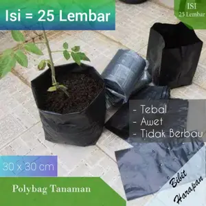 Polybag Polibag Polibek Tanaman Kantong Tanaman 30 x 30 Cm