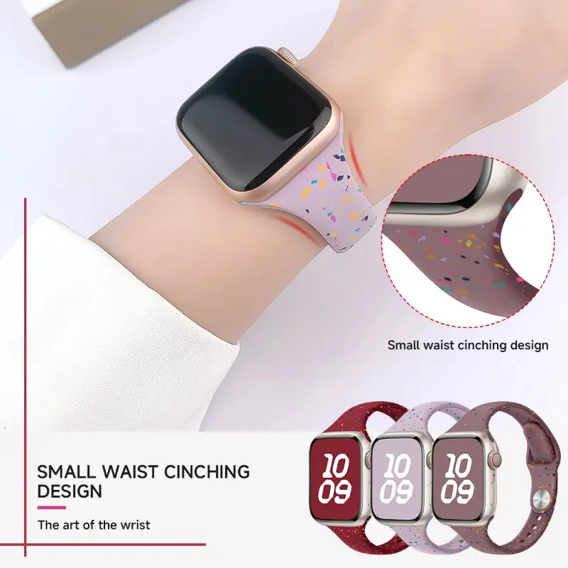 Dây Đeo Silicon Mềm, Dành Cho Apple Watch Dòng 10, 9, 8, 7, Ultra 2, SE, 6, 5, 4, 3, Dây Đeo Cổ Tay Thể Thao Thoáng Khí, Có Kích Thước S10 42 / 46Mm, 49Mm, 40Mm, 41Mm, 45Mm, 44Mm, Có Nhiều Kích Cỡ 8