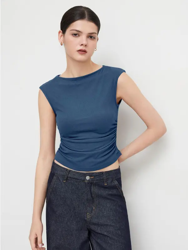 Women's Plain Tank Top, Casual Sleeveless Knit Top for Summer, Minimalist Women's Clothing for Daily Wear, Lady Top, Womenswear 8