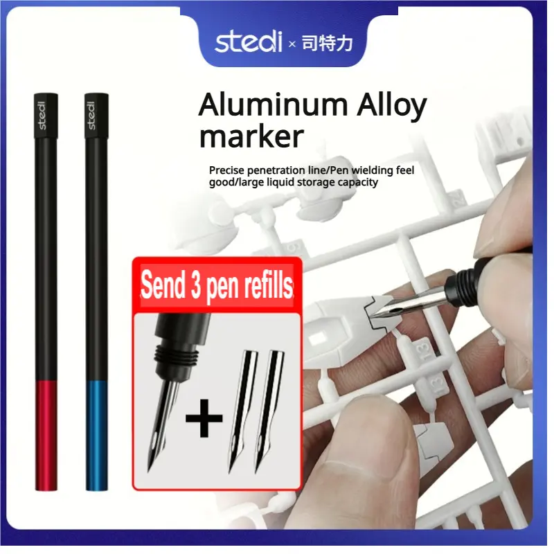 Stedi MP-01 Gundam Military Model Pen Panel Lining Pen Gunpla Model ...