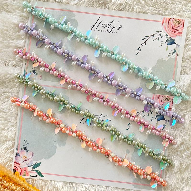 Payet Rangkai Mutiara HN12/Bisa Custom Warna 4