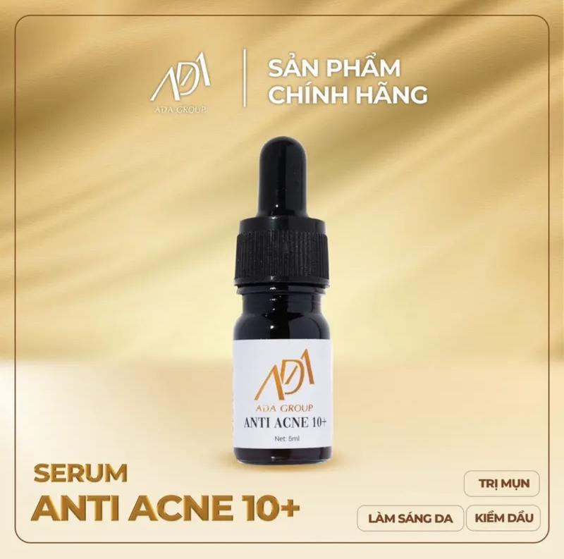 Serum thanh lọc da mụn ẩn Anti acne 10+_ADA Skincare kemmun kiểm soát lỗ chân lông collagen top gelmun daumun mụn trứng cá mun dưỡng chodamun tất cả các loại da chống lão hóa niacinamide se lỗ chân lông kem thuoc tri munsung viem trị chấm _ dr mai 7ngay