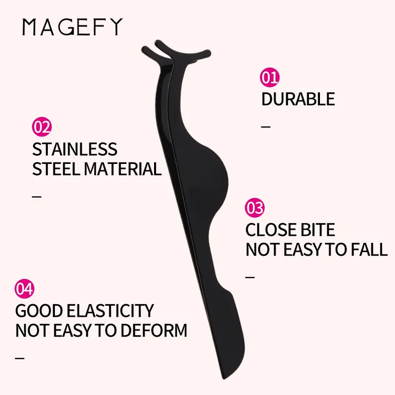 MAGEFY Pinset Bulu Mata Hitam（MAG5485H） 3