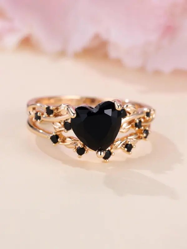 Heart Design Ring, Fashion Accessories for Women & Men, Casual Jewelry for Party, Daily Clothing Decor, Trendy All-match & Exquisite Jewelry for Birthday Gift 5