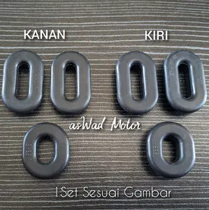 1Set Karet Box Accu GL 100 GL Pro Max CB 100 125 Win 100 GL max Tempong / Karet Box Accu Honda CB GL Pro / karet Box Aku win 100 / Karet Gromet Oval Box akki accu