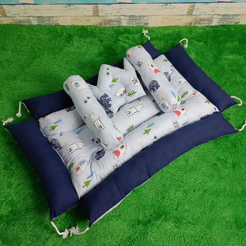 1 Set Kasur Bayi Kelambu tenda Premium motif Beruang kutub | Set kasur bayi Empuk 3