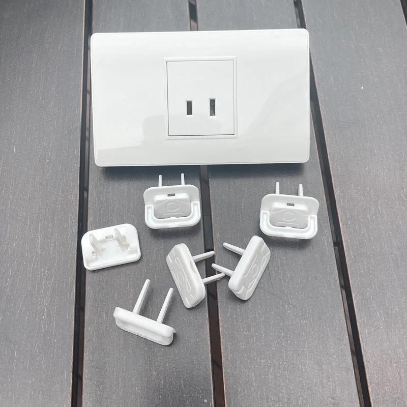 Product Introduction of 10Pcs US Standard Outlet Covers Baby Proofing Safety -Child Secure Electric Plug Protectors with Hidden Handle Square 2/3-Prong 20