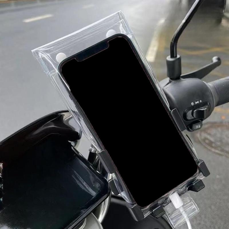 Product Introduction of Túi chống nước cho điện thoại xe máy, trong suốt, cho điện thoại di động và điện thoại di động, với tay lái, Q1U8, thiết kế phun nước 23