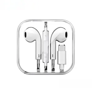 AMKE Headset Kabel Gaming Type C Music In Ear Handsfree untuk iPhone Xiaomi Samsung Oppo Vivo dengan Bluetooth Versi Pop-up Apple dan Tombol Kontrol Volume - Headphone