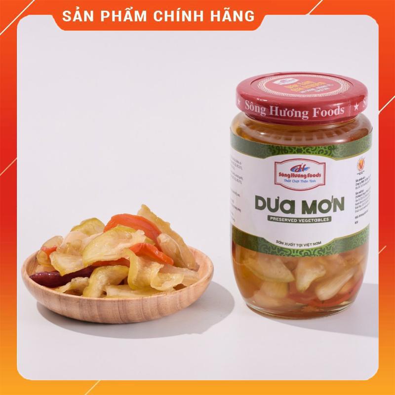 Dưa Món - Sông Hương Foods Hũ 450g - Ăn kèm, bún, phở, mì tôm, thịt nướng, bánh chưng, bánh tét... Chua Sen Chè sour pickle 4
