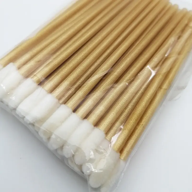 50 Pcs/pack Disposable Lip Brush Makeups Brushes Pen Lipstick Mascara Wands Brush Cleaning Cosmetic Brush makeups Applicators