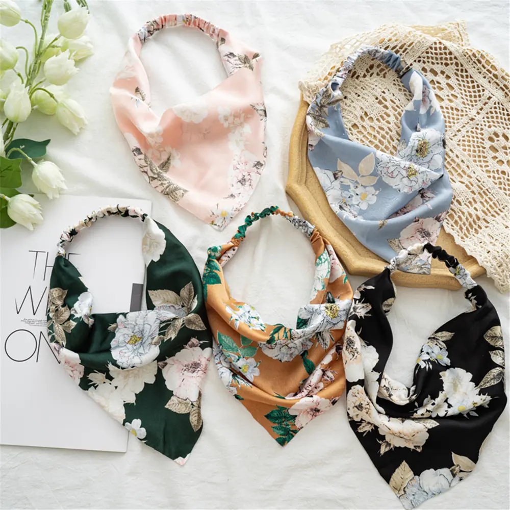 Băng Đô Turban Dây Buộc Tóc, In Hoa, Khăn Bandana Khăn Trùm Đầu, Băng Đô, Dây Buộc Tóc