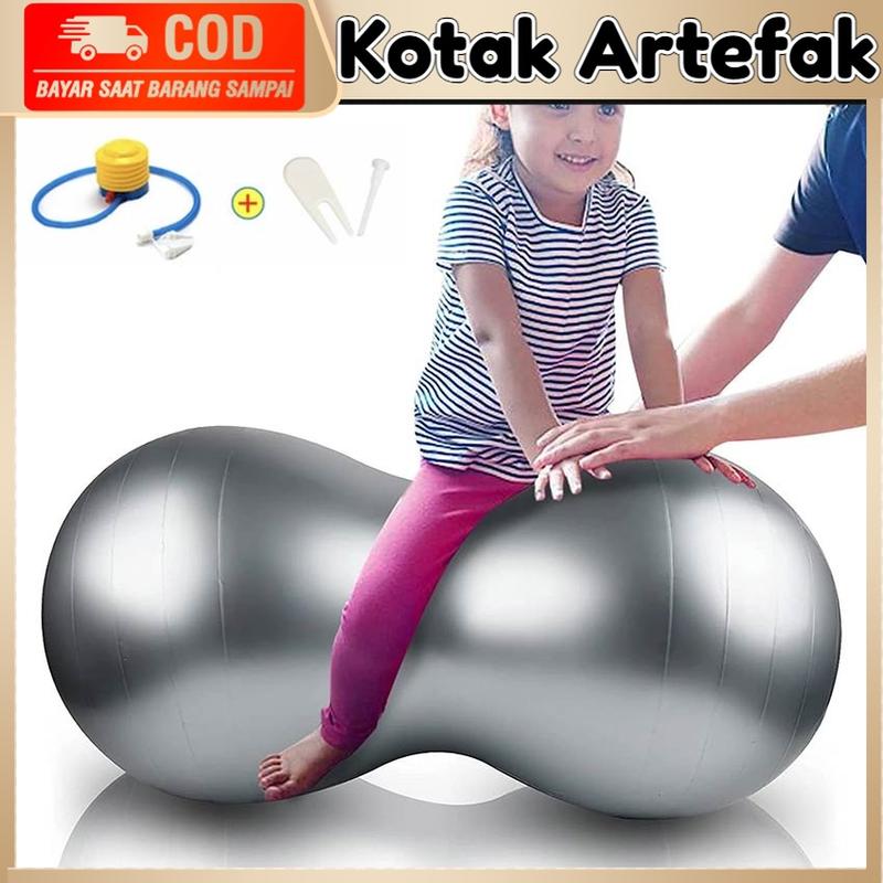 Yoga & Pilates Peanut Ball Bola Hamil Kesehatan Anti Burst Olahraga Yoga Gym Otot 0