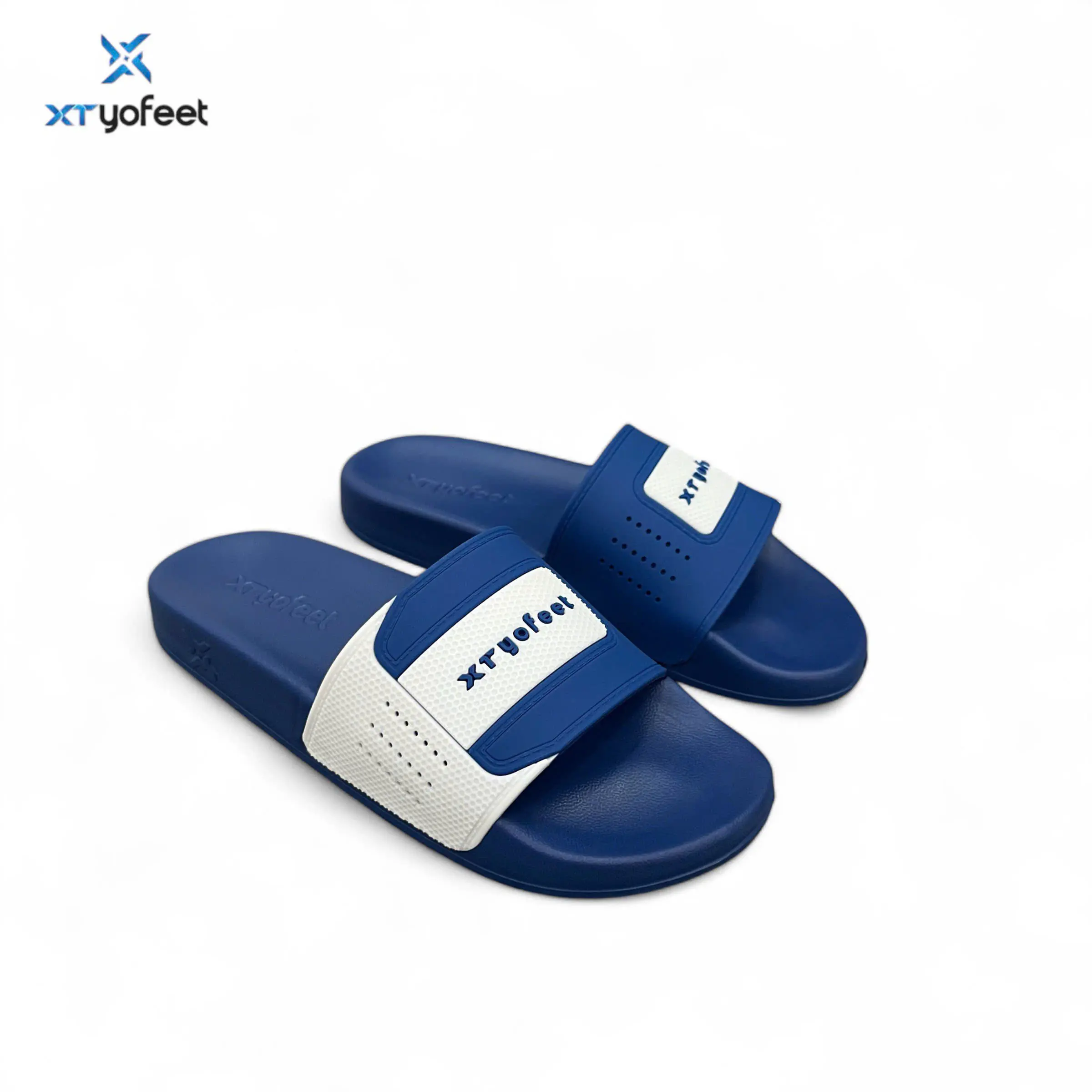 dép nam quai ngang , dép lê nam nữ XT YOFFEET hot trend (XC 13) Slipper Đế Bằng DéP