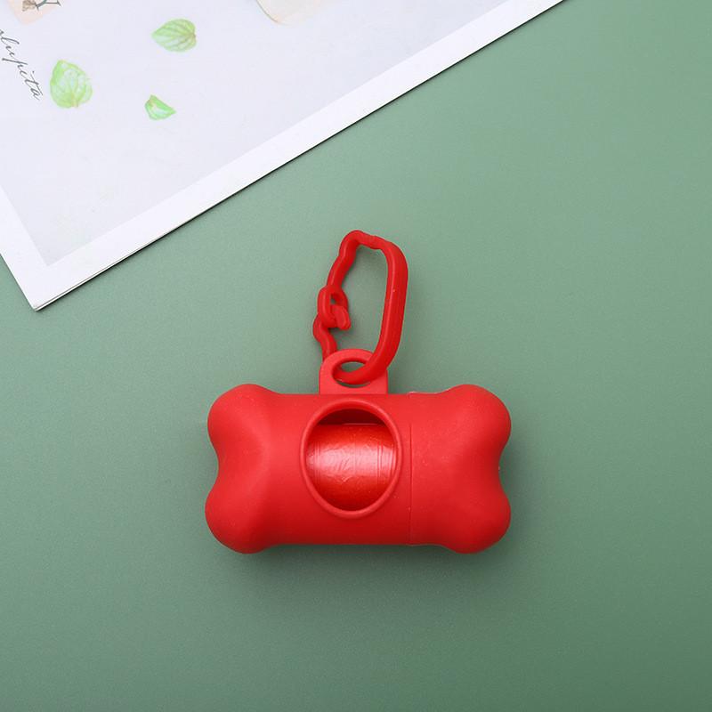 New Pet Waste Bag Dispenser for Dog Waste Bag Holder Plastic Garbage Bag Dispenser Carrier Case Dog Pet 1 Roll Waste Poop Bags 6