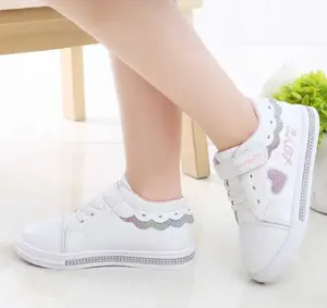 sepatu sneaker sepatu anak perempuan sepatu motif print love trendy