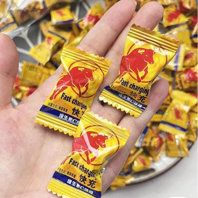 Kẹo Ngậm Vị Bò Húc Tăng Lực Fast Charging - Ăn Vặt Narita Food 3