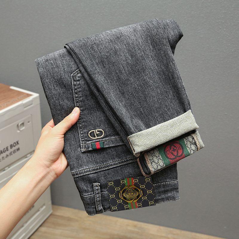 Product Introduction of Quần Jean Nam Hợp Xu hướng Cao Cấp, Dáng Rộng Vừa Vặn, Quần Ôm, Co Giãn Thường Ngày Dài Hợp Xu hướng, Bộ Sưu Tập Xuân Thu 2023 Hàng Mới Về, Thích Hợp Cho Nam Giới 4