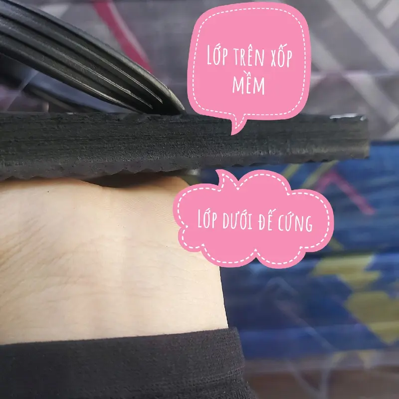 (DÉP NAM- NỮ QUAI HƯƠU)Dép lào,, dép quai hươu, quai dép mềm, dẻo size 36-->44( 36 đến 39 Nũ quai nhỏ Nam tăng 1 size ) Dép. Đế 2 lớp (trên đế mềm, dưới đế cứng). 8
