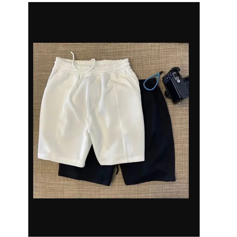 Quần Short cotton Basic Thể Thao Phong Cách Hàn Quốc cho Nam 4