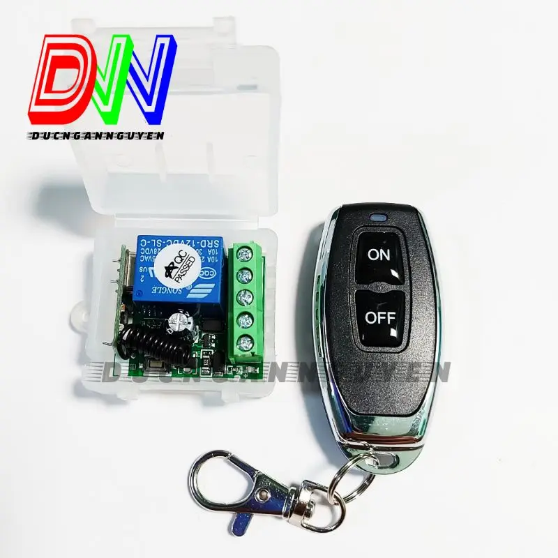 Bộ Mạch Điều Khiển Từ Xa RF 433 Mhz  DC 12V 10A