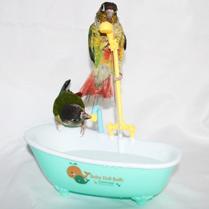 Bồn Tắm Tắm Cho Chim, Bồn Tắm Tự Động, Thích Hợp Cho Vẹt Nhỏ Và Trung Bình Và Lovebird 6
