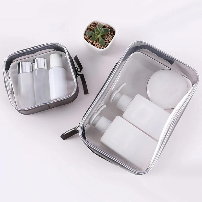 Product Introduction of 4 Size Transparent Cosmetic Bag PVC Women Zipper Makeup Bags Travel Wear Resistant Organizer Storage Toiletry Bag 18