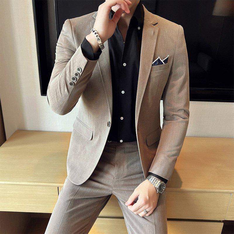 [Mua lẻ áo]_16 mẫu áo vest nam, áo khoác blazer có đệm vai, áo khoác vét nam, quần kaki Menswear Jacket Tay Dài Dài Tay Pants Sơ Mi vest Jeans