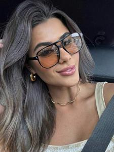 Lentes de sol de moda para mujer, lentes casuales y modernos para uso diario, accesorios de moda para actividades al aire libre