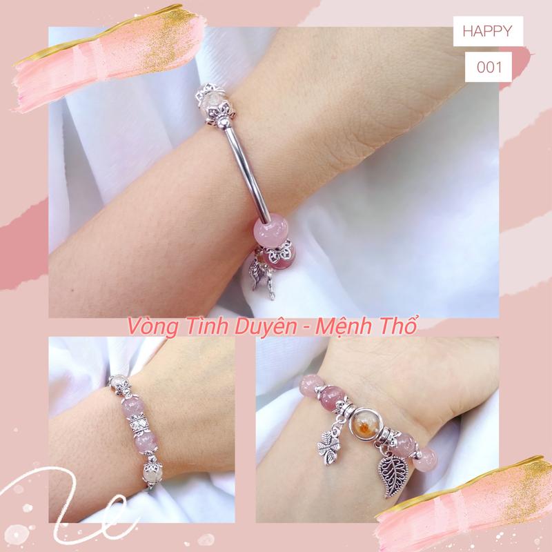Vòng Tay Đá Phong Thuỷ Cho Người Mệnh Thổ An Phúc Gems 6