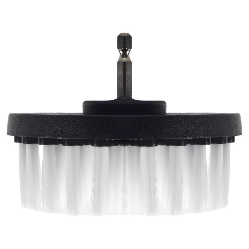4in Electric Drill Brush For Carpet Tile Leather Upholstery Cleaning Attachment 2
