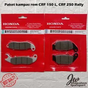 KAMPAS REM CRF DEPAN + BELAKANG  CRF 150 L  CRF 250 RALLY KVB+KSP Motor Motorcycle Sepeda
