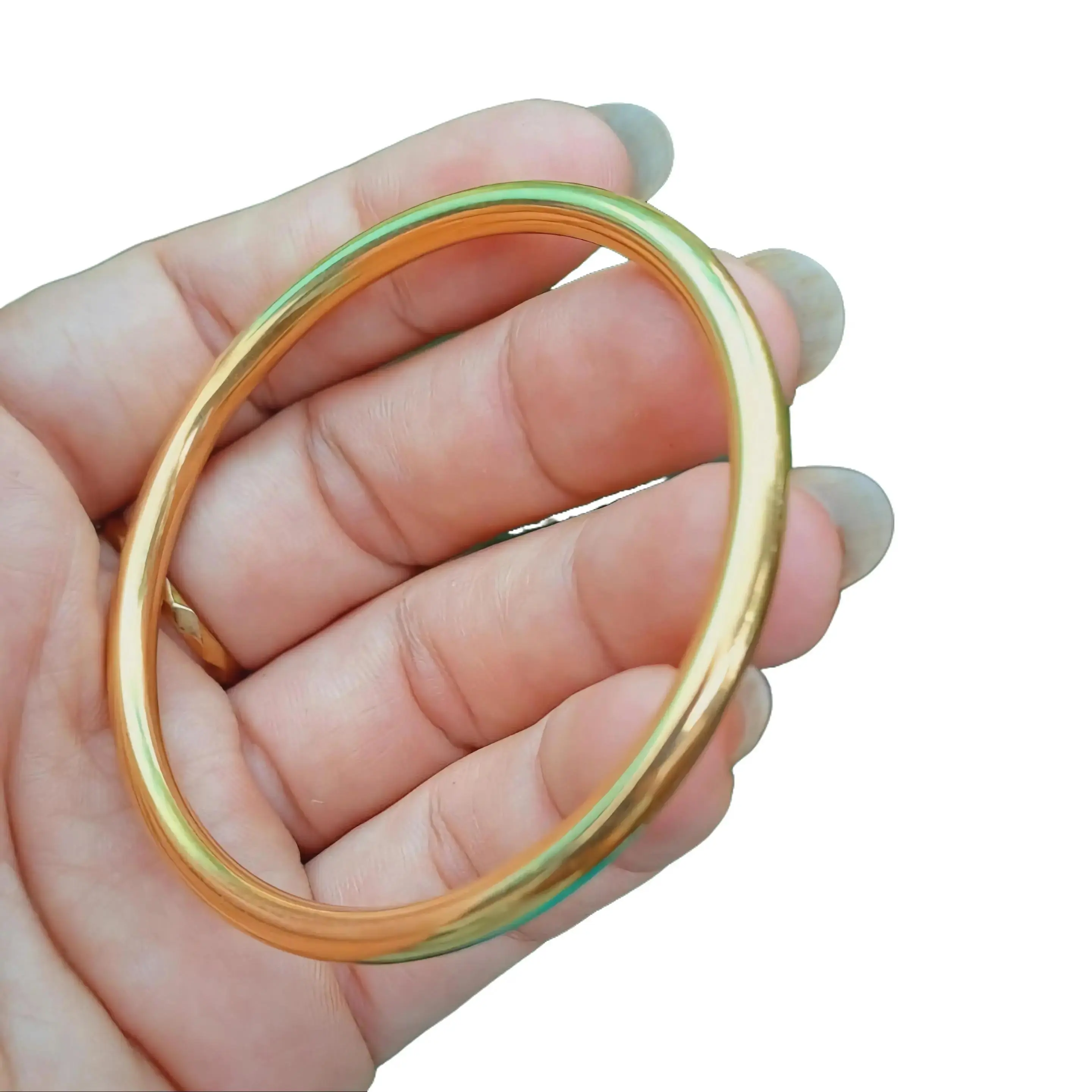 Vòng tay titan trơn bóng, bản 4li, không gỉ, màu chuẩn 18KGP, vòng nong không khóa, không kị mồ hôi, đeo hằng ngày. Phụ Kiện Kiềng Phụ Kiện Pin