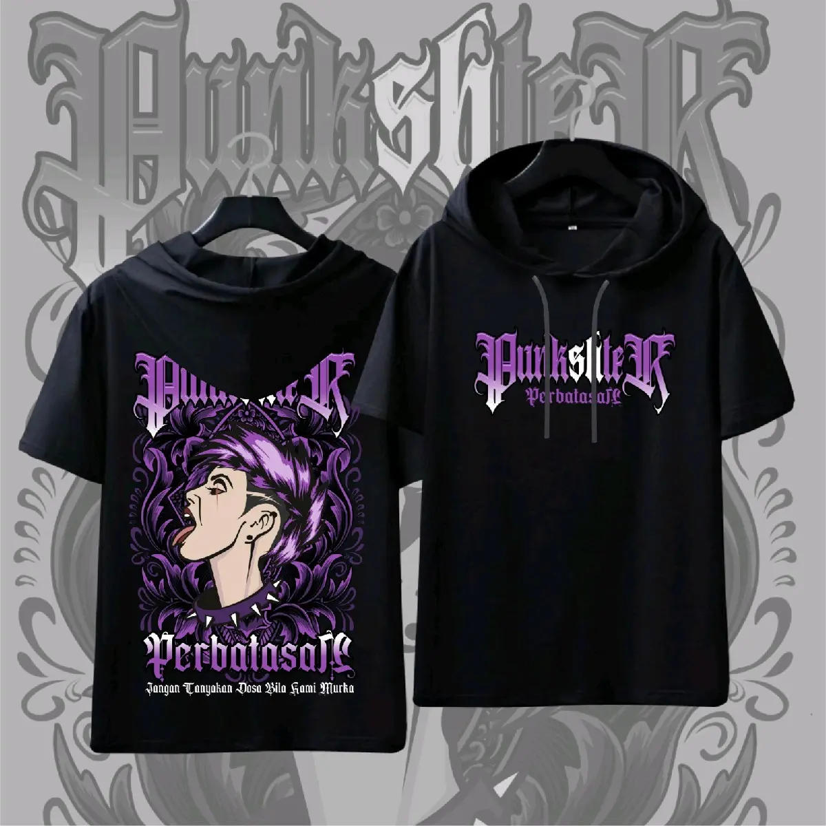 T-SHIRT HOODIE PUNKSHTER PERBATASAN
