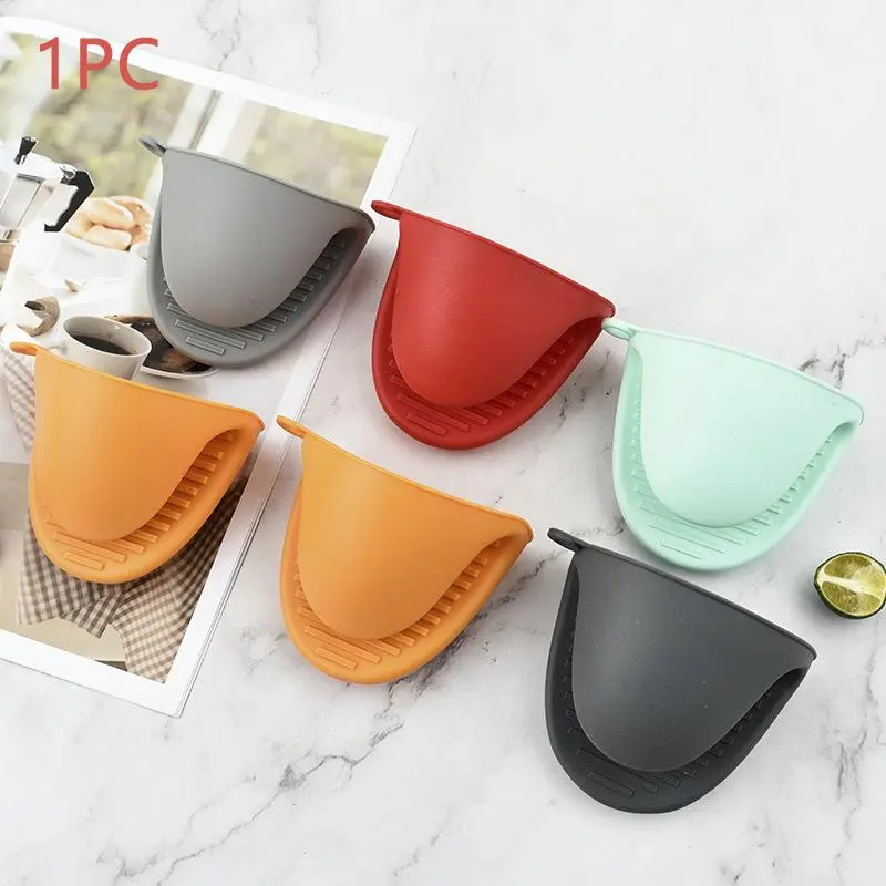 Random Color Silicone Oven Mitts, Heat Resistant Oven Gloves, Non-slip Oven Mitts, Kitchen Accessories 0