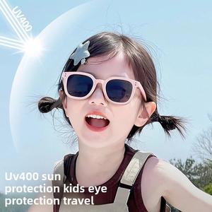 แว่นกันแดดเด็ก ป้องกันแสงสะท้อน UV400 ป้องกันรังสียูวี แว่นตาโพลาไรซ์ น่ารัก สำหรับทารก ใหม่ในปี 2025 8351 แว่นกันแดดเด็ก sunglasses แว่น    แท้