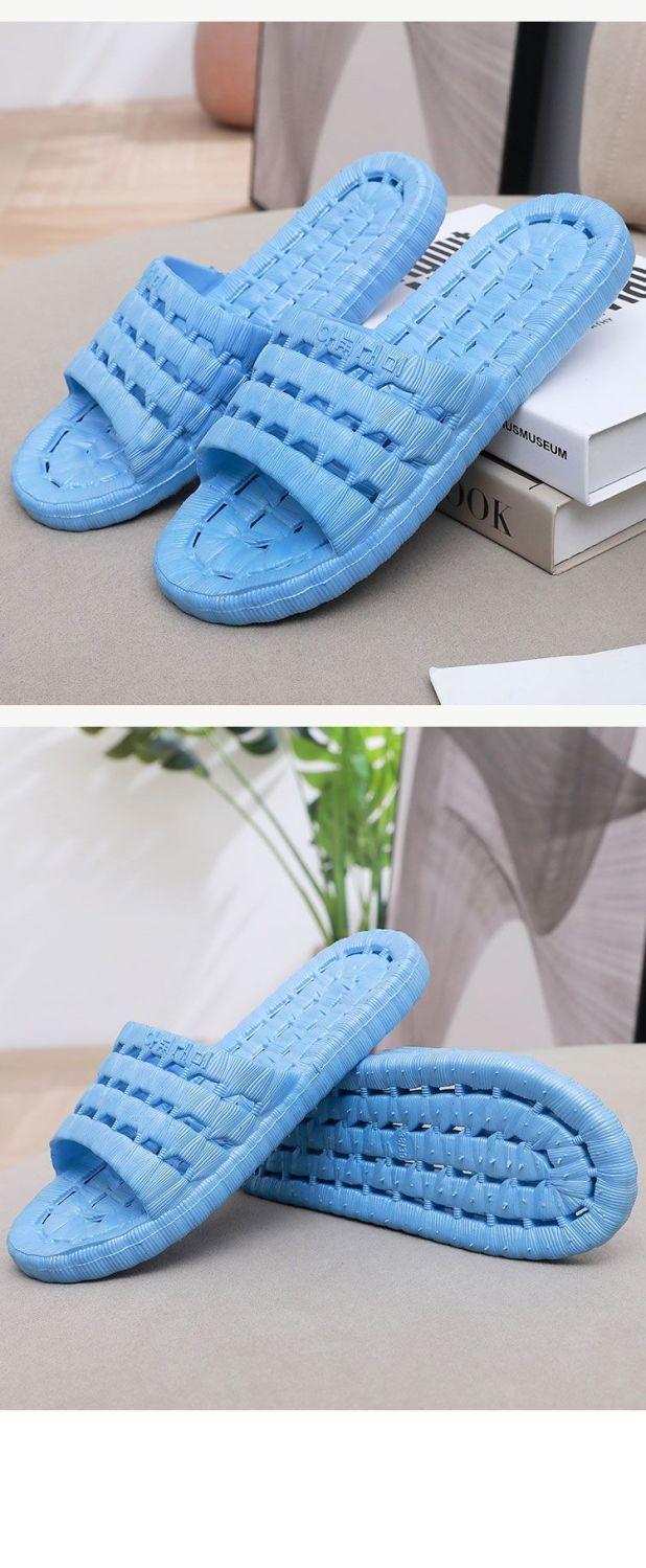 Product Introduction of Dép Đi Trong Phòng Tắm, Thiết Kế Khoét Lỗ Đế Dày, Chống Mùi, Chống Trơn Trượt, Thích Hợp Đi Tắm Và Tắm Khách Sạn, Dành Cho Nam Giới, Bộ Sưu Tập 19k Người 29